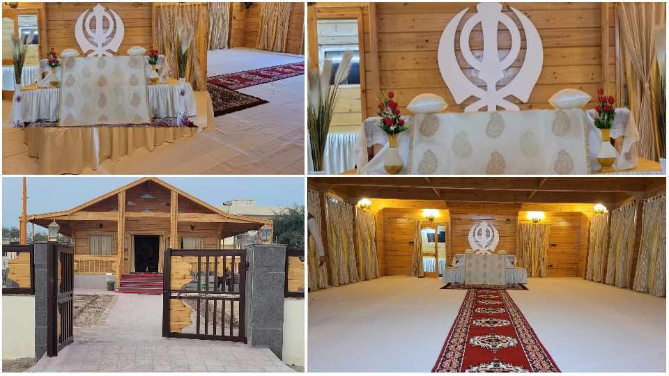 Country first Gurdwara Sahib made of wood ready in Fazilka of Punjab