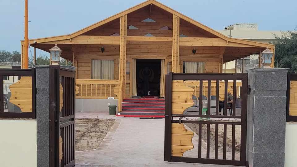 Country first Gurdwara Sahib made of wood ready in Fazilka of Punjab