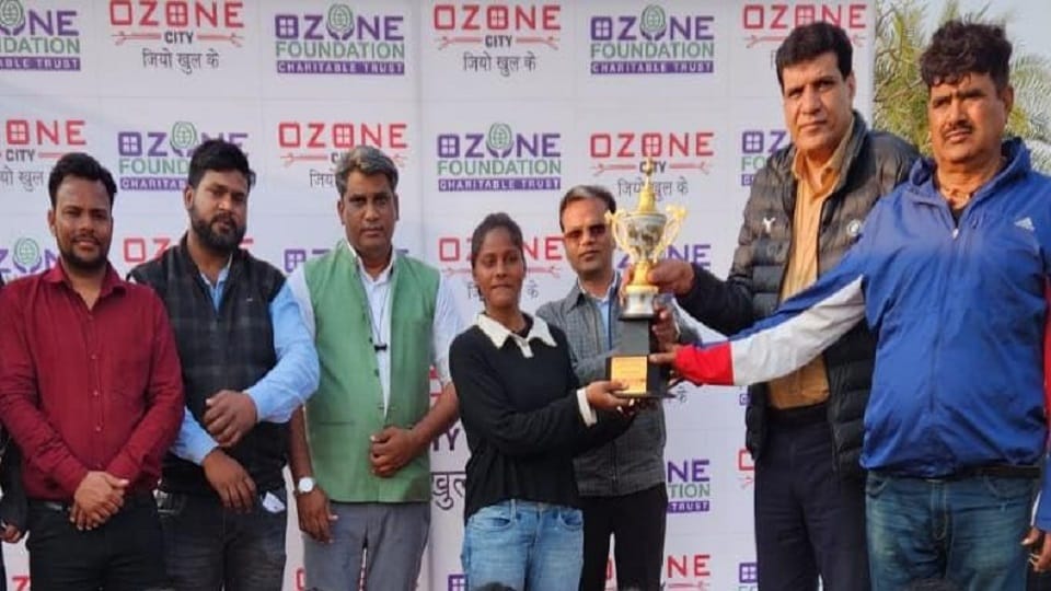 Selection of Rani of Aligarh in UP football team