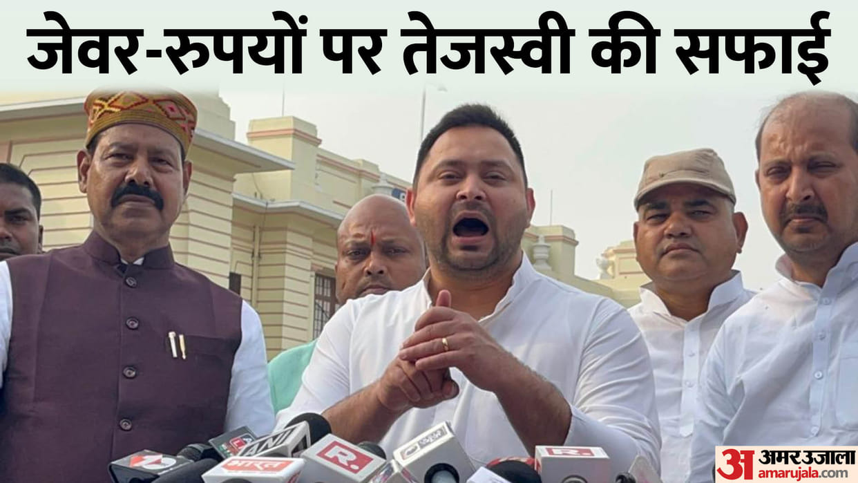 Tejashwi Yadav on CBI-ED raid on Lalu Prasad Yadav family and tejaswi on giriraj singh