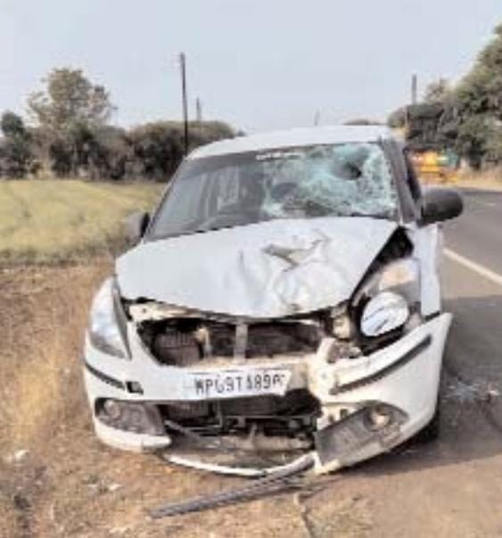 MP Road Accident: Accident on Indore bypass road, bike rider died due to car collision