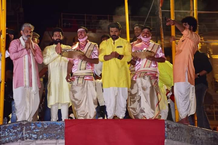 RRR Naatu Naatu wins Oscar award wave of happiness in Varanasi Baba Vishwanath and Maa Ganga
