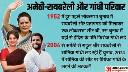 Election: 1952 से रायबरेली-अमेठी से चुनाव लड़ रहा गांधी परिवार, जानें कब-कब मिली जीत और कब हुई हार गांधी परिवार