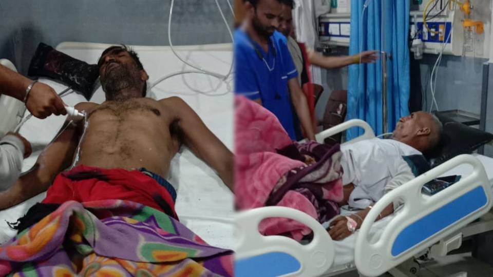 Heavy rain accompanied by storm in Agra many people got scorched due to lightning