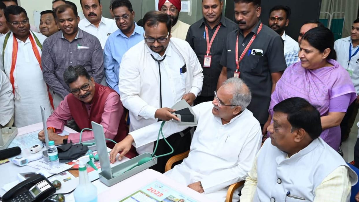 three day health camp in chhattisgarh vidhansabha starts from today