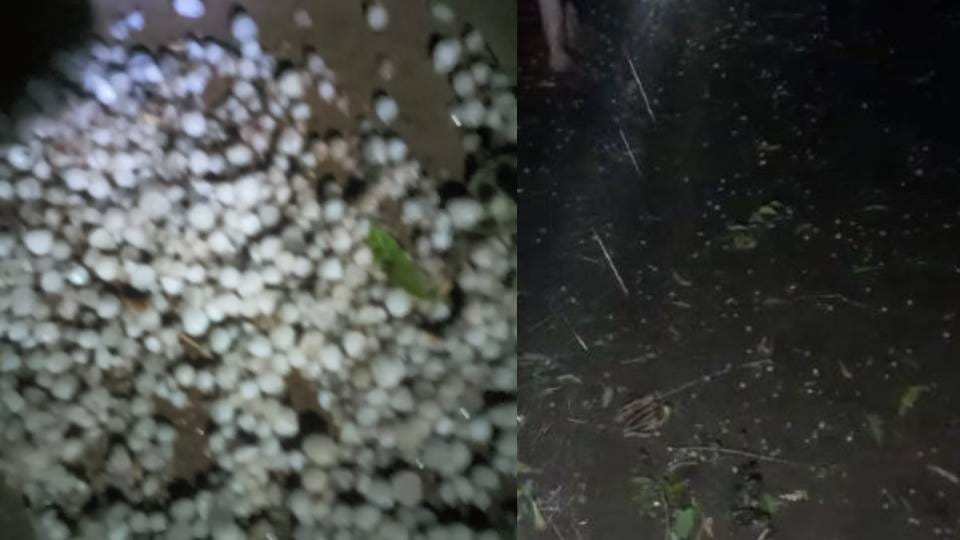 Heavy rain accompanied by storm in Agra many people got scorched due to lightning