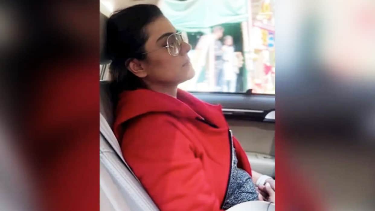 Kajol shares how to sleep comfortably in car on long rides video goes viral on social media