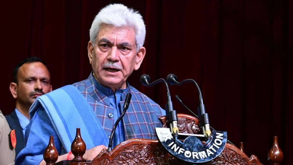 Lg manoj sinha said transparency is top priority Deferred JKSSB exams conducted soon