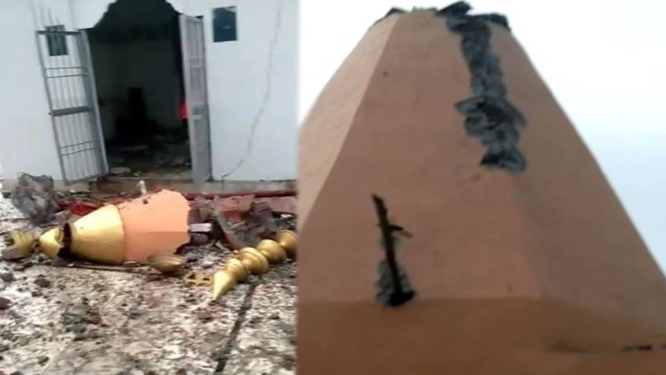Heavy rain accompanied by storm in Agra many people got scorched due to lightning