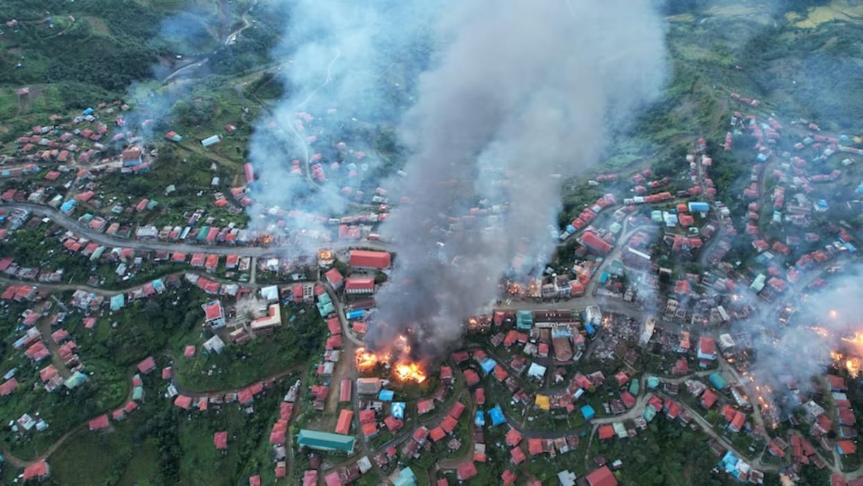 myanmar army attack monestry killed more then 28 people kndf junta coup
