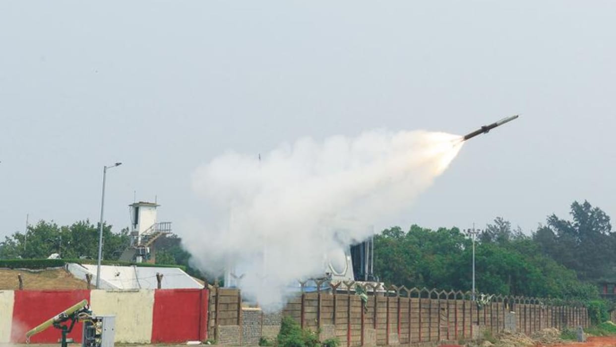 DRDO conducted two consecutive successful flight tests of Very Short Range Air Defence System