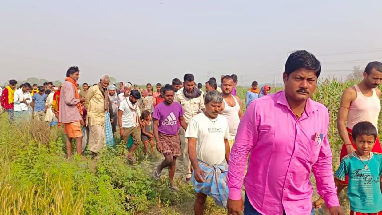 Dead body of youth found in wheat field in Dussehra Balupar village of Samastipur