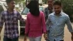 पुलिस की गिरफ्त में आरोपी