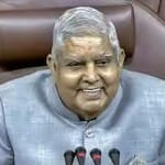 राज्यसभा के सभापति जगदीप धनखड़।