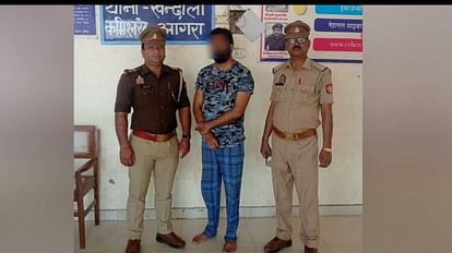 पुलिस गिरफ्त में आरोपी राघवेंद्र