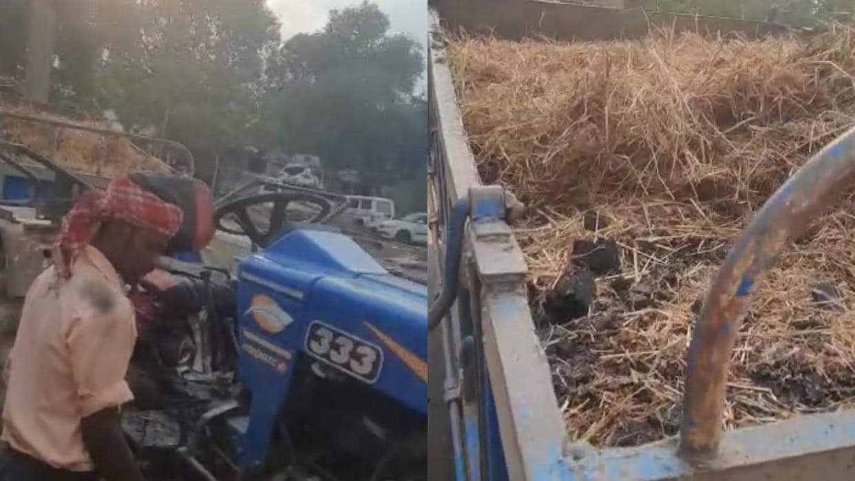 Budhar police seized tractor carrying illegal coal in Shahdol, case registered