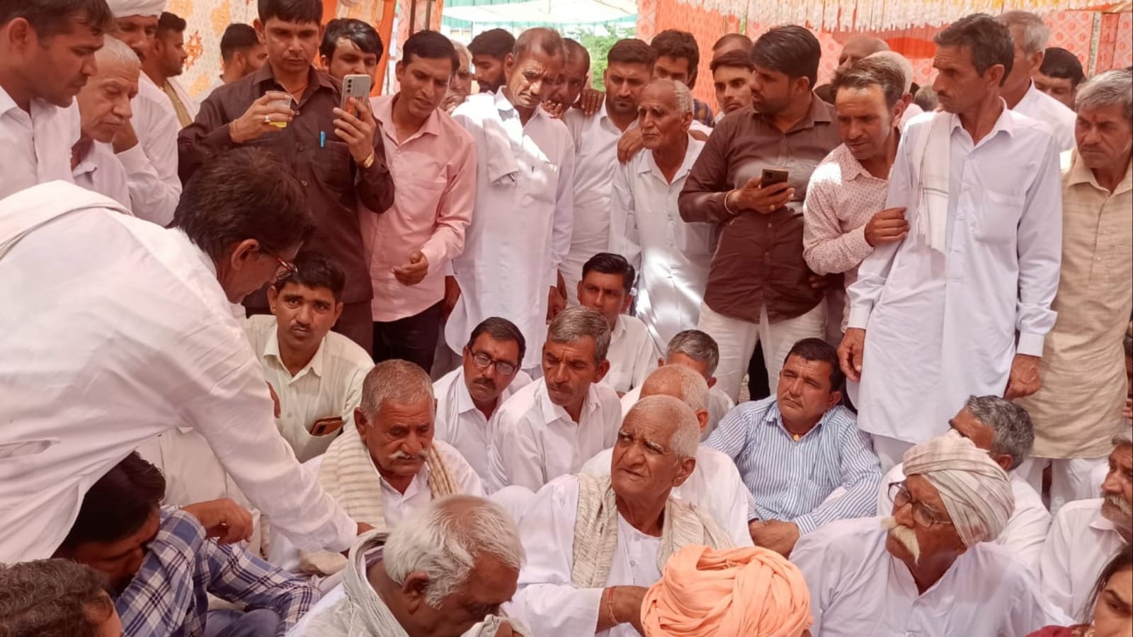 Villagers gave Bhaat like harnandi to  Meera in Fatehabad of Haryana