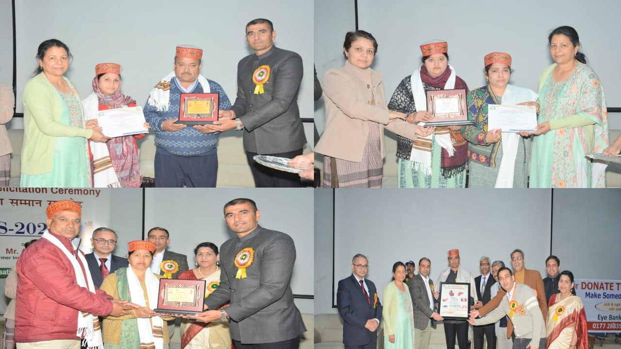 Families of organ donors became emotional after being honored at IGMC shimla