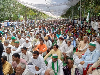 Meerut: farmers gathered in Bhakiyu mahapanchayat, issues including arrears will be raised