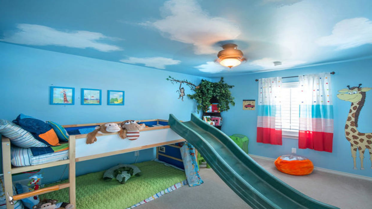 Optical Illusion IQ Test: can you spot the Hammer hidden inside Kids Room in 7 secs!check your brain iq