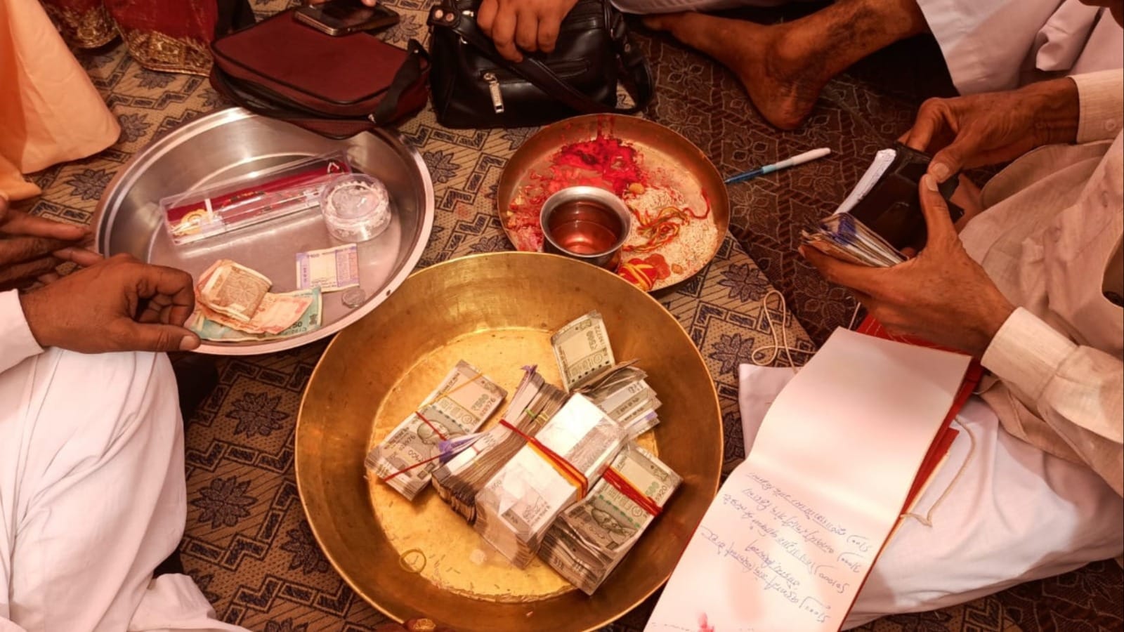Villagers gave Bhaat like harnandi to  Meera in Fatehabad of Haryana