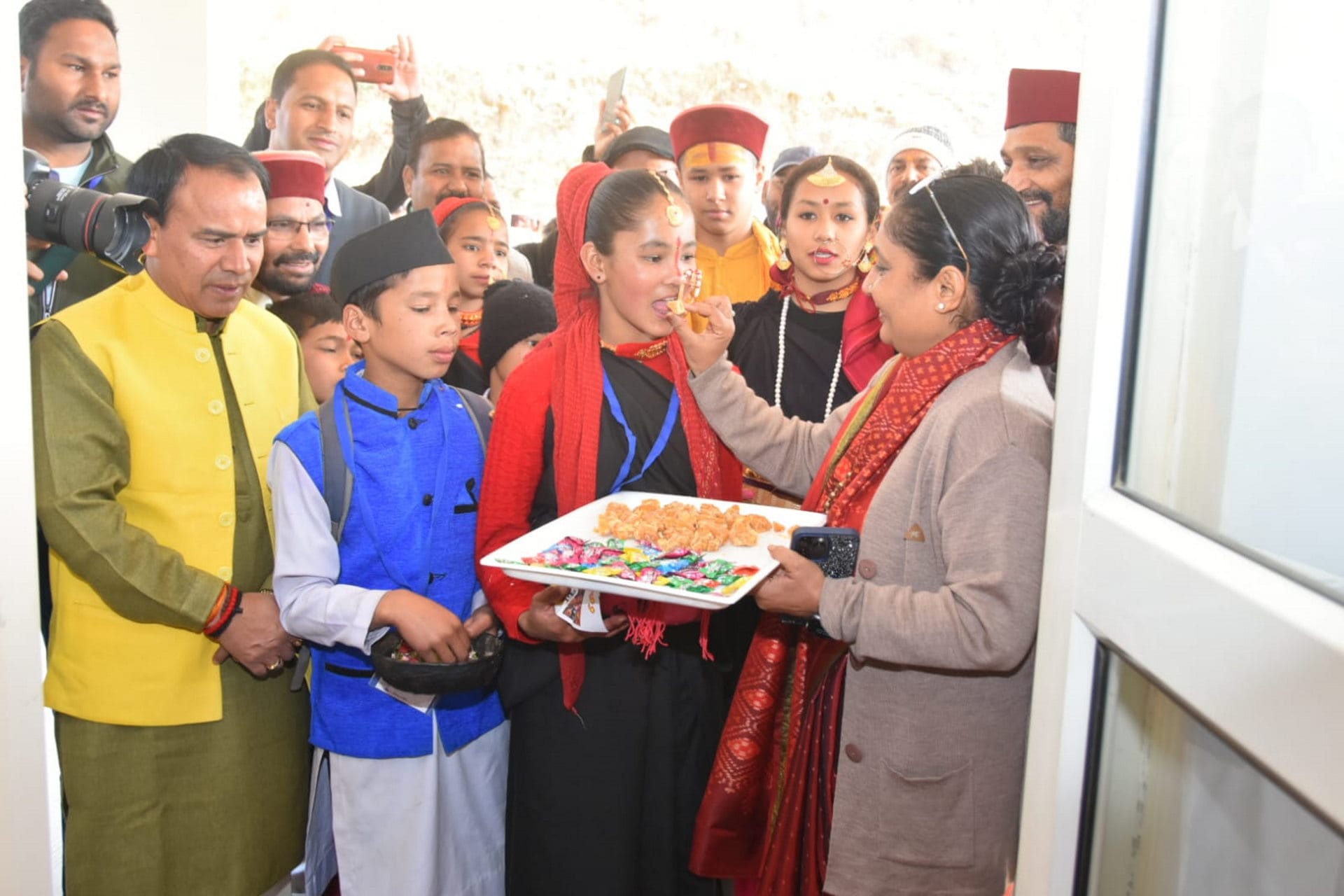 Phooldei festival Celebration in Uttarakhand Children put flowers on threshold of houses Watch photos