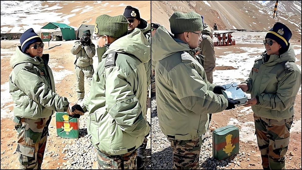Lieutenant General Upendra Dwivedi lauded Lieutenant Rigzin Chorol first Women officer from Ladakh
