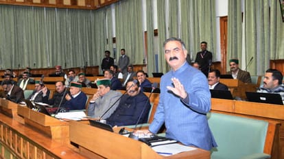Himachal Vidhansabha budget session: Uproar in the House on the second day, opposition did a walkout after slo
