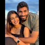Sanjana Ganesan became romantic on wedding anniversary with Jasprit Bumrah, PHOTOS