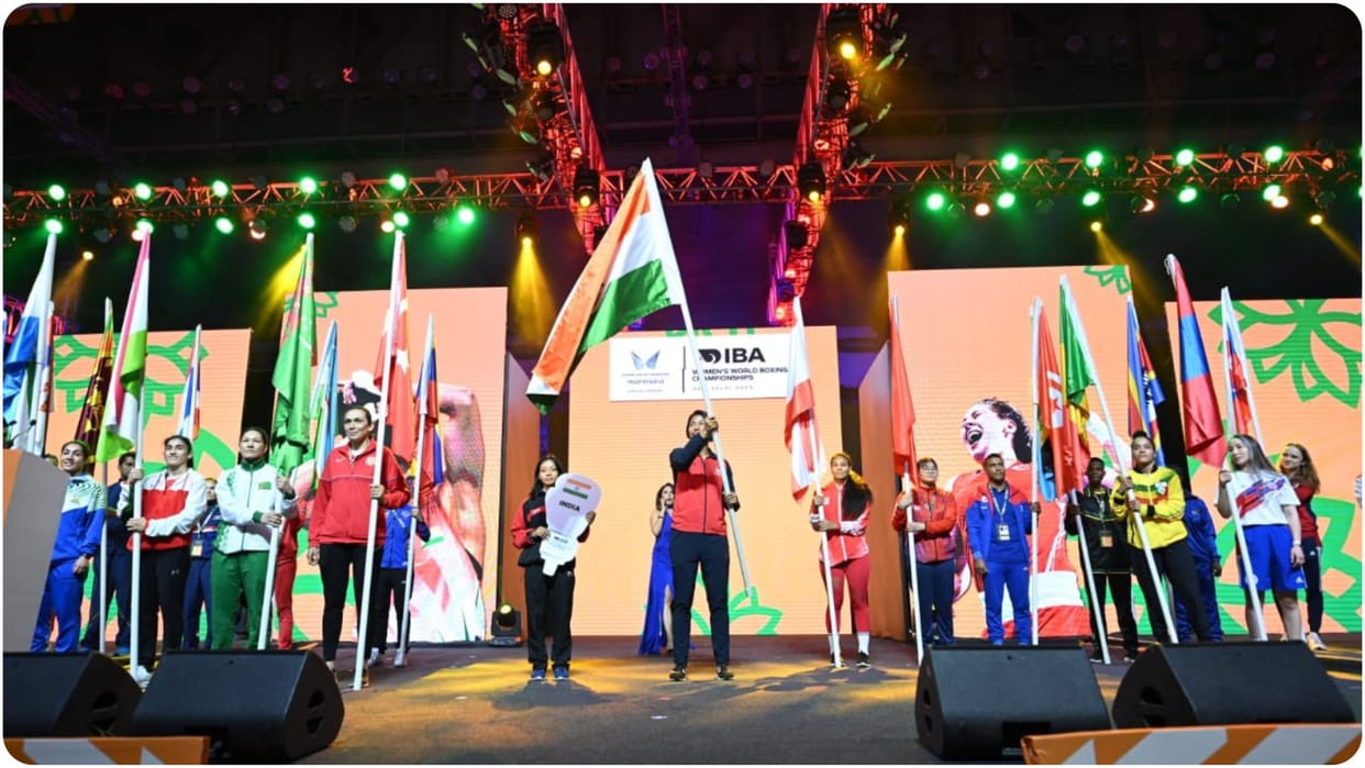 Anurag Thakur addresses 2023 Womens World Boxing Championships opening ceremony in delhi