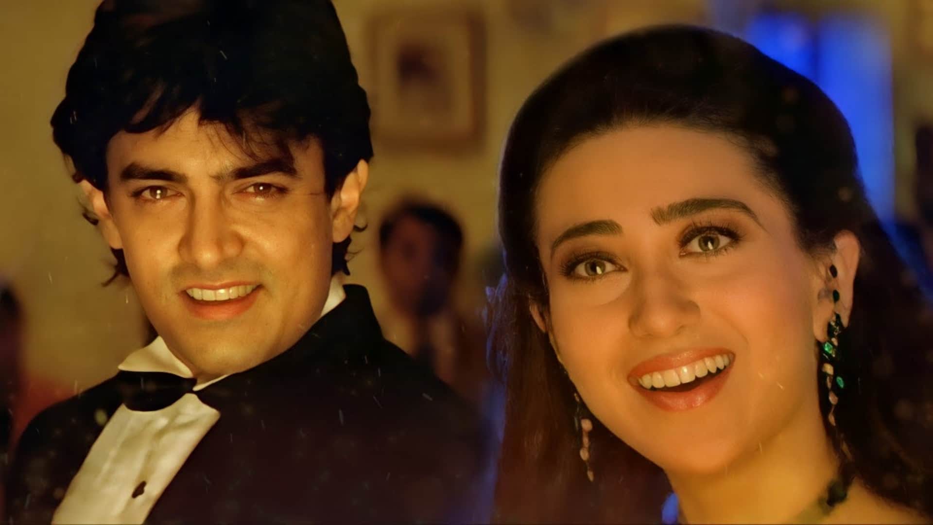 aamir khan and karisma kapoor were blown away in one minute kissing scene raja Hindustani know the story