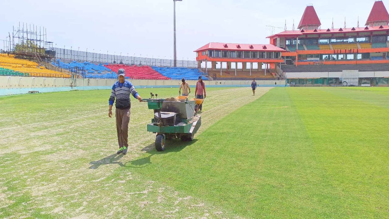 Dharamshala Cricket Stadium will look greener with Bermuda grass for IPL matches
