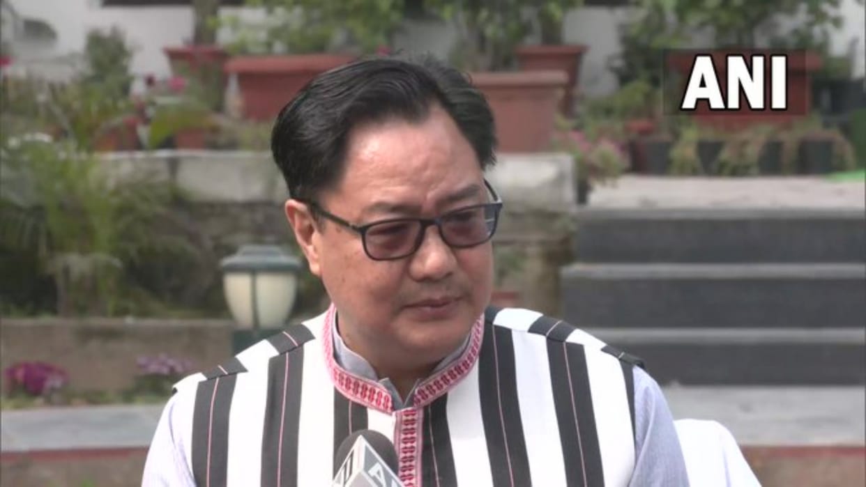 rahul gandhi on bjp target kiren rijiju said defame democracy country judiciary demand apology
