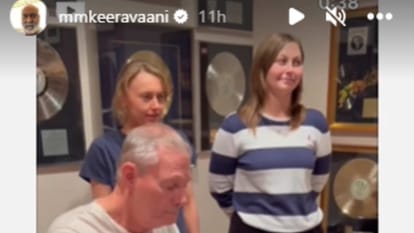 M M Keeravani got a big gift from Oscars Richard Carpenter performs song for RRR team