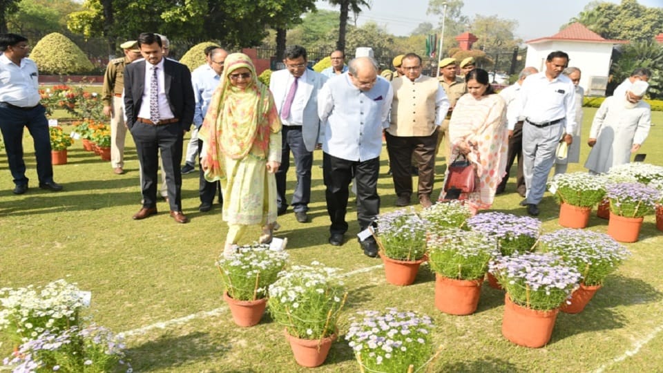 Annual flower show 2023 in AMU
