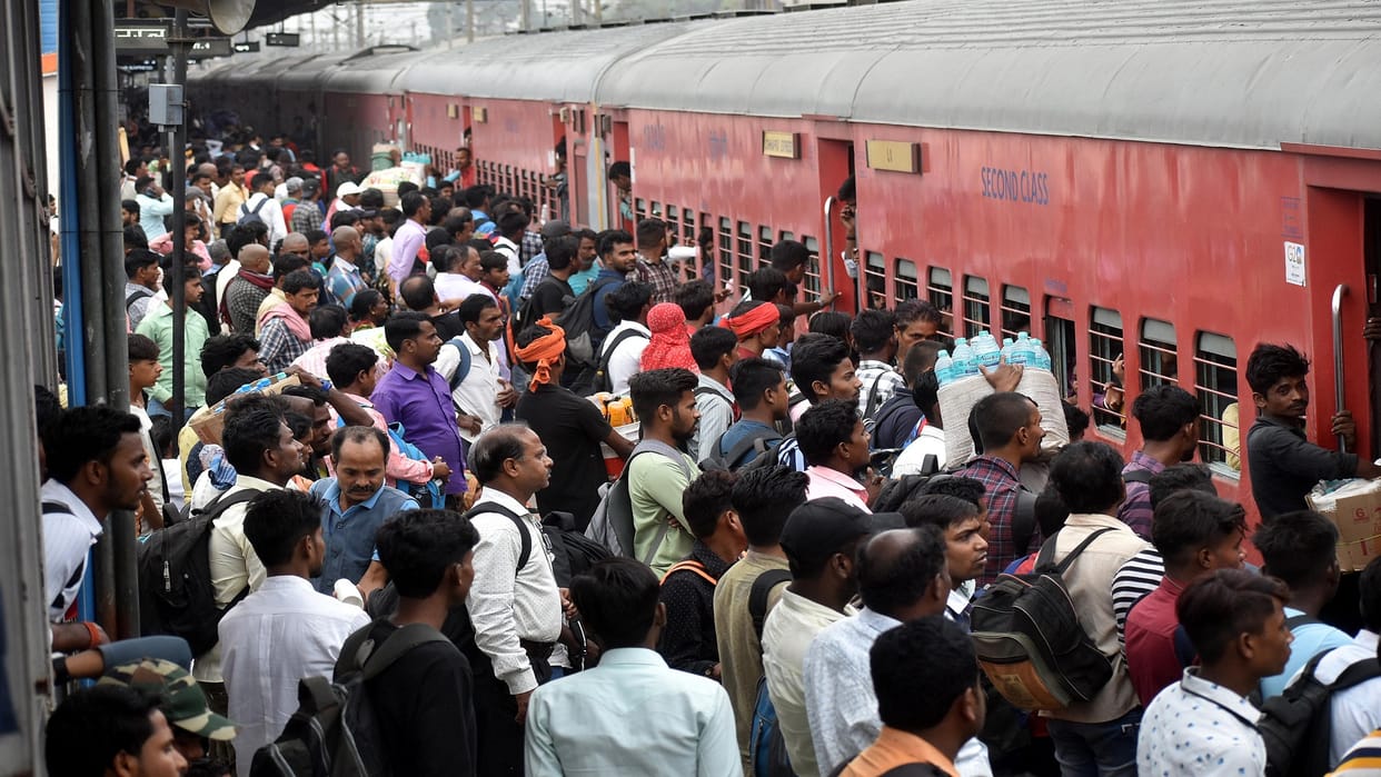 misery is not reducing, passengers with unreserved tickets entered the sleeper coach