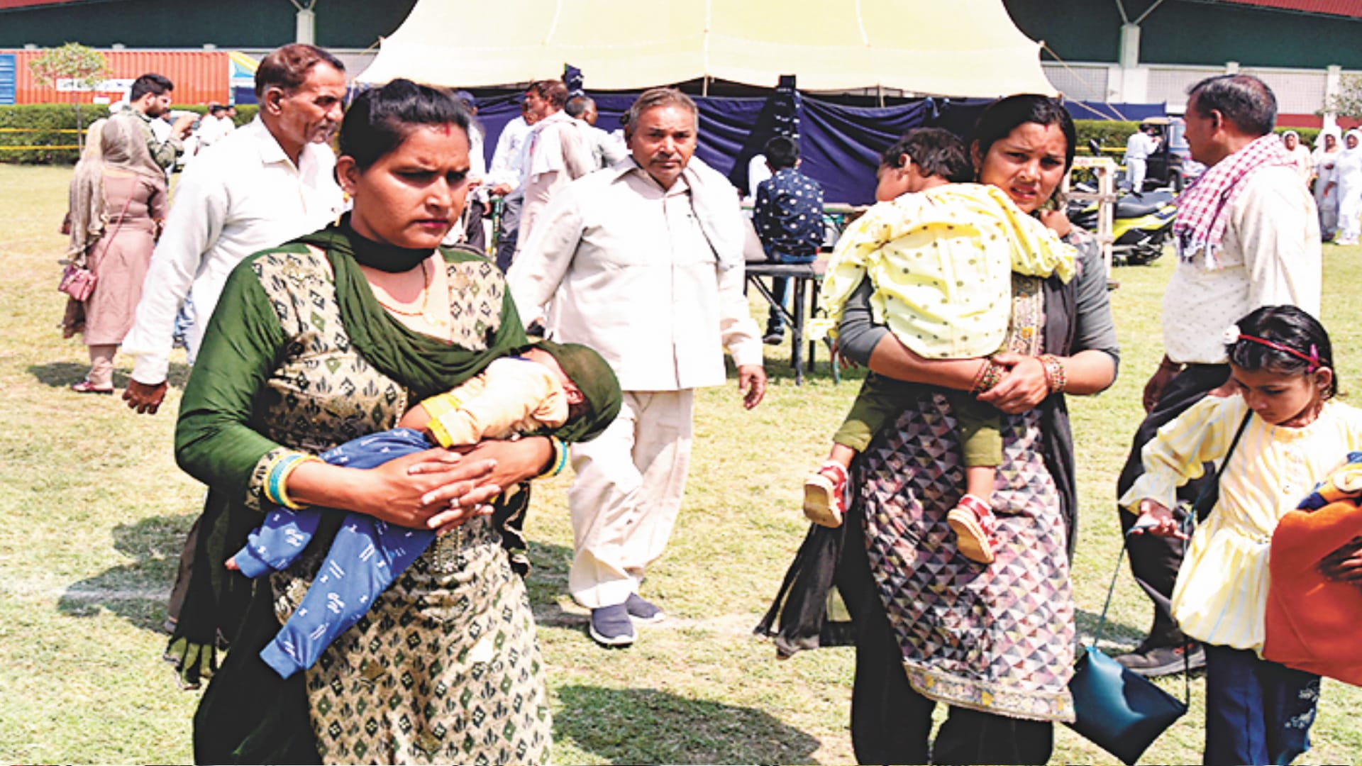 Radha Swami Satsang: Five lakh followers gathered at Satsang in Saharanpur, security tight