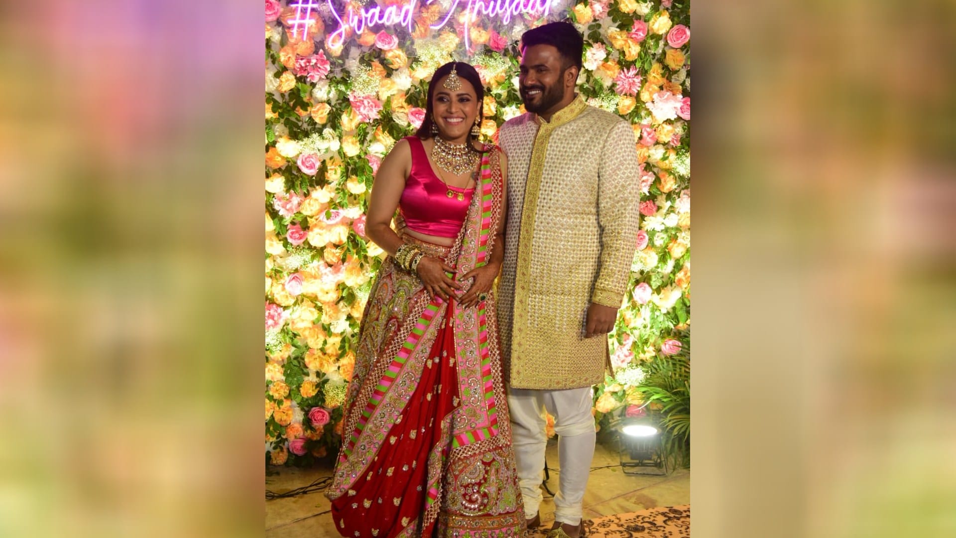 Swara Bhaskar Brutally trolled after wearing Pakistani Lehenga on her wedding reception with Fahad Ahmed