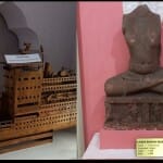 लकड़ी का जहाज और गौतम बुद्ध की दुर्लभ प्रतिमा