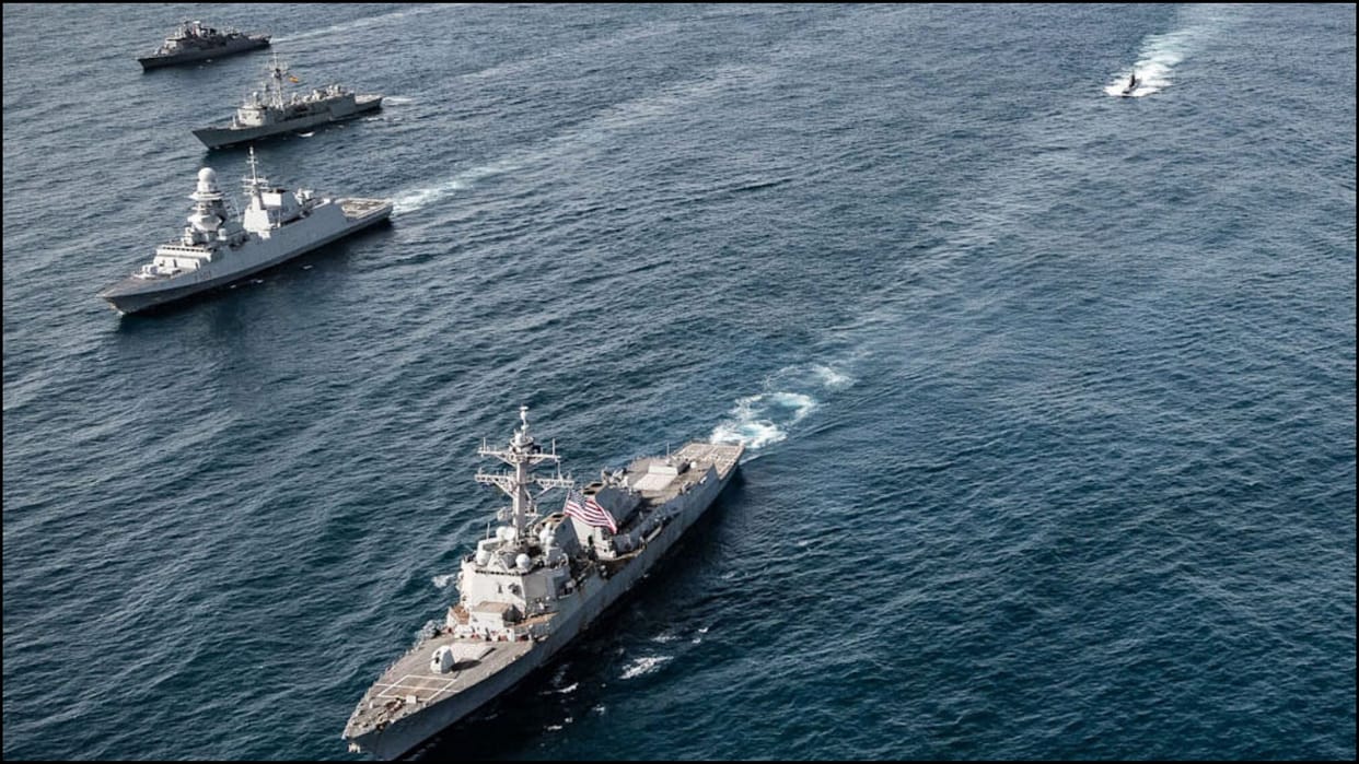 US Canada India Japan South Korea Stage anti-submarine warfare drills Japanese-South Korean leaders talks