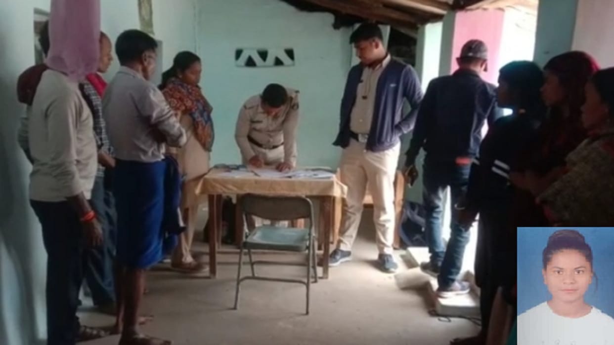 12th student committed suicide by hanging herself at home in Korba