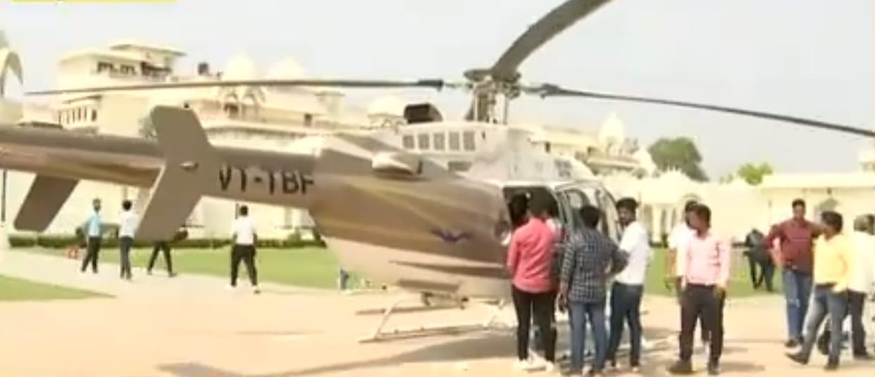 Rajasthan: Helicopter joy ride starts in pinkcity jaipur for sky view of amber fort and old city for tourists