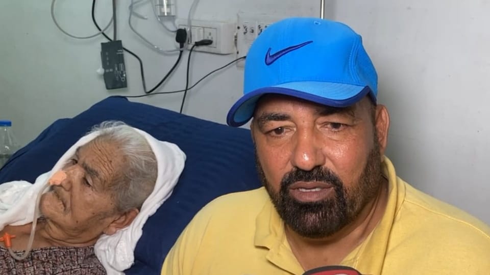 Muktsar: Former DSP Jagdish Bhola visit his ailing mother in giddarbaha