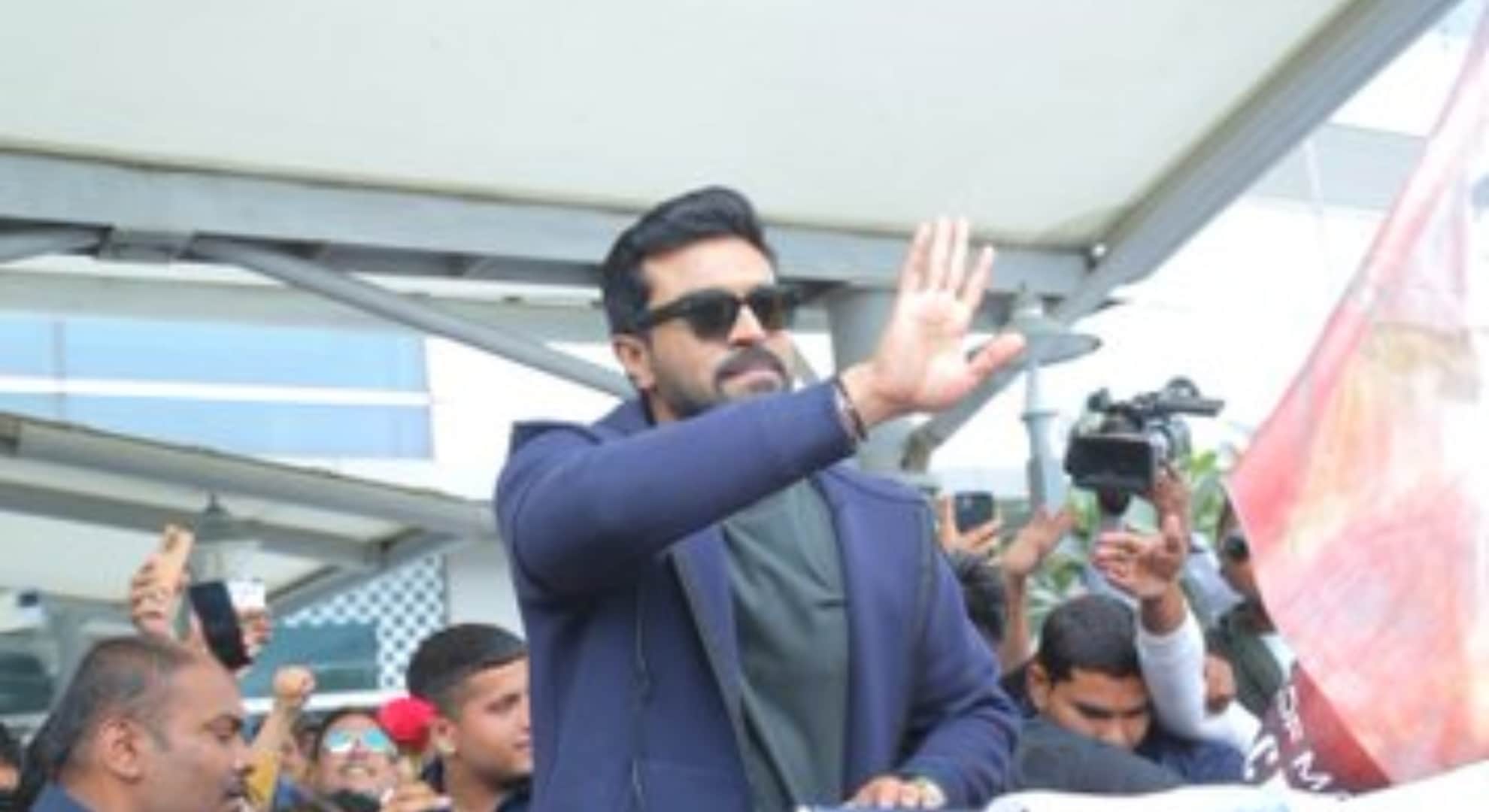 ram charan rc16 first poster released on actor birthday director buchi babu sana say he have heart of gold