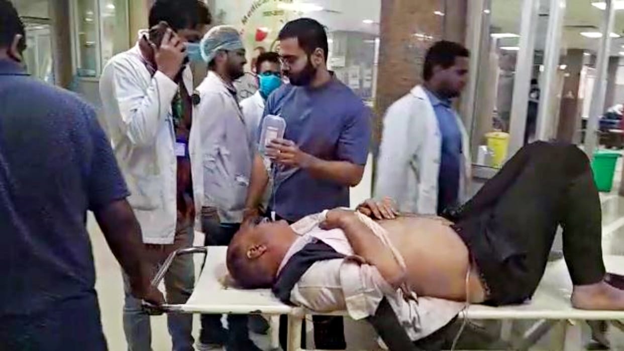 Logistics department team attacked in Mangliyawas