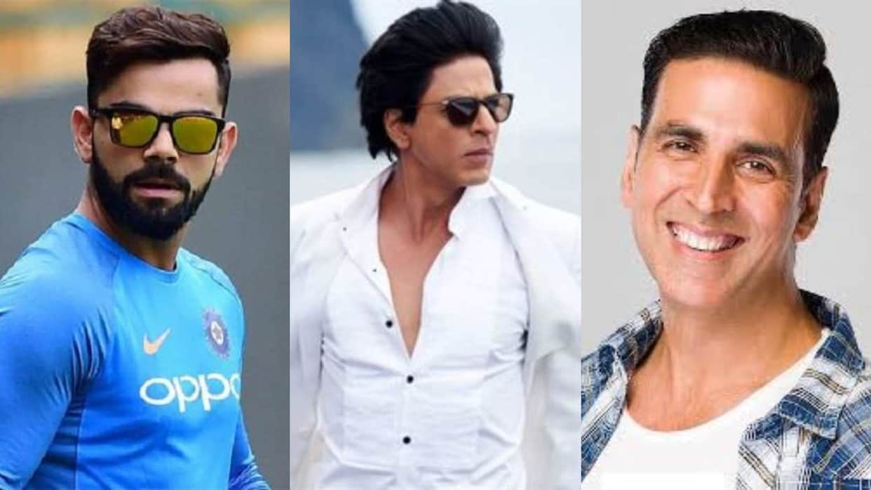 Shah Rukh Khan beat Virat Kohli Akshay Kumar King Khan dominates Twitter by dinner with srk