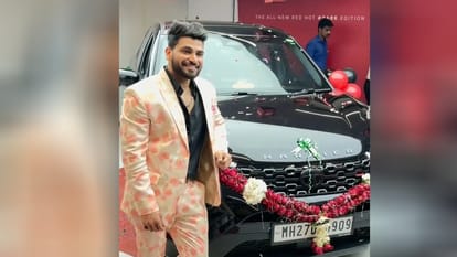 Shiv Thakare bigg boss 16 contestant buys a luxury car Tata Harrier XZA Plus Dark Edition worth 30 lakh rupees