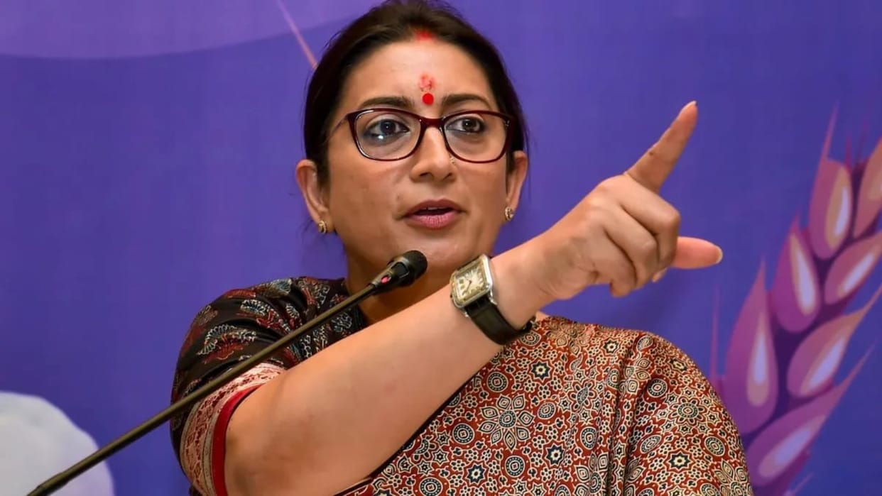 smriti irani target rahul gandhi said he concern over his political lagecy not for country