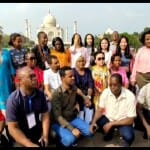 नौं देशों का डेलिगेशन पहुंचा ताजमहल