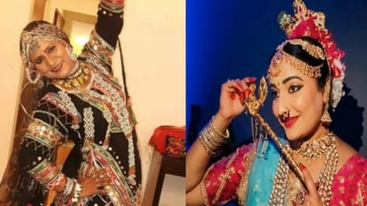 हाथरस महोत्सव: गीतांजलि और गुलाबो ने दी प्रस्तुति, नृत्यांगनाओं संग झूमे दर्शक गुलाबो सपेरा और गीतांजलि शर्मा